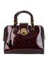Melrose, &pound;750, Handbags, Burgundy, Patent Leather, Front view